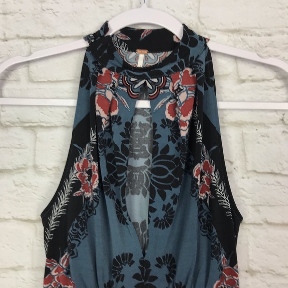 Free People Cherry On Top Keyhole MockNeck Top XS - Picture 3 of 7